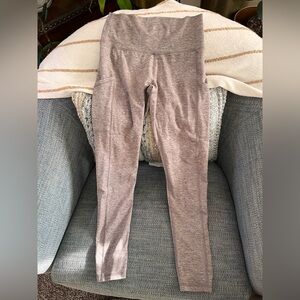 Aerie Offline Heathered Brown Leggings